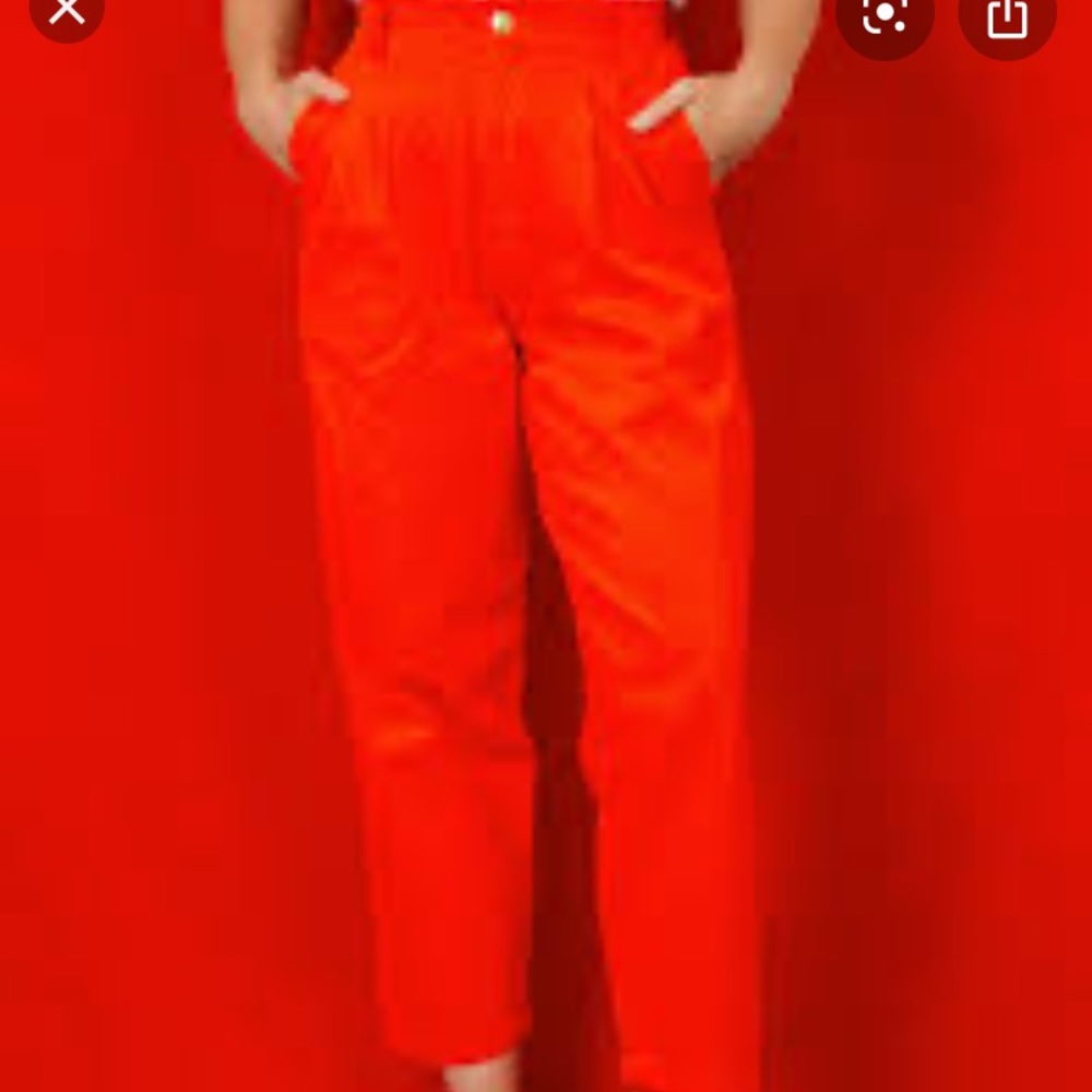 NWT Big Bud Press Trousers in Rorange sz medium